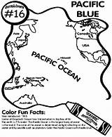 Pacific Blue Coloring Crayola Pages sketch template
