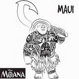 Coloring Maui Moana Pages Printable Print Demigod Scribblefun Printables Disney Cartoon Top Size Sheets sketch template