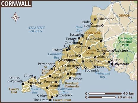 map  cornwall