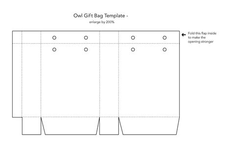 images  printable paper bag template paper gift bag template