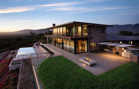 contemporary hilltop home  california  brilliant overhaul