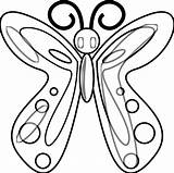 Clipart Butterflies Butterfly sketch template