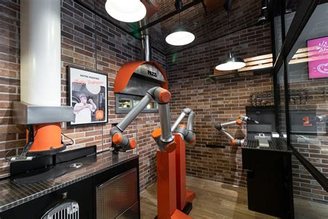 pazzi opens  worlds  robotic restaurant  paris archyde