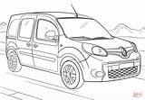 Coloring Renault Kangoo Pages sketch template