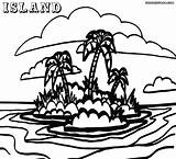 Coloring Island Pages Popular sketch template