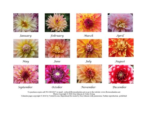 flowercalendarsnet calendars  flower lovers