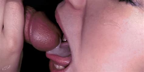 close up of cock ejaculating onto babes tongue 702 blowjob blowjob s blowjob s