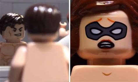 fifty shades of grey movie trailer gets a lego makeover celebrity news showbiz and tv