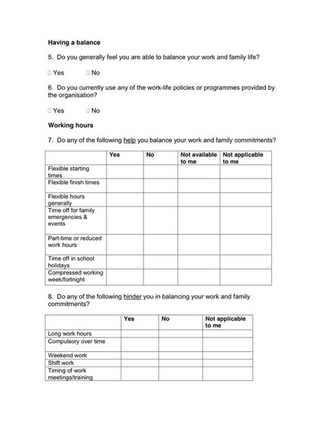 sample questionnaire  word   formats page