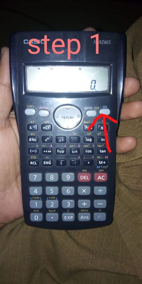 calculate square root  casio calculator