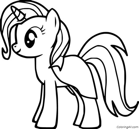 pony coloring pages coloringall