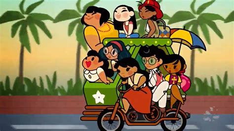 Cartoon “manila Girls” Show Personified Versions Of The Cities In
