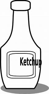 Ketchup Clipart Clip Background Clipartmag Transparent Catsup Clker Library Cliparts Large sketch template