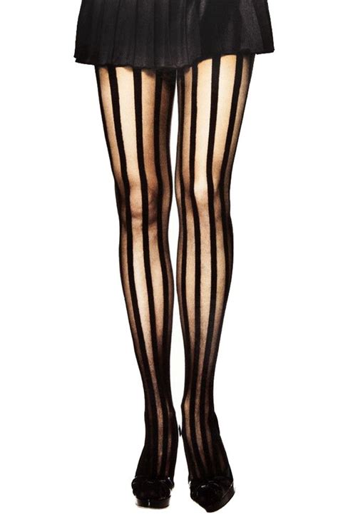 Vertical Striped Stockings Striped Stockings Vertical Stripes Stockings