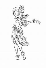Zoey Tdi Drama Hula Total Deviantart Pages Drawing Exile Coloring Digital Girl Colouring sketch template