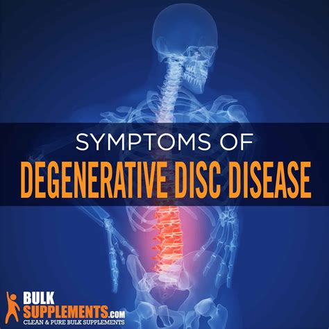 degenerative disc disease symptoms  treatment