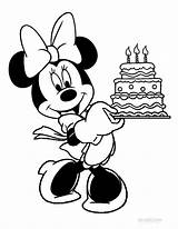 Mickey Mouse Birthday Coloring Happy Pages Minnie Getcolorings Printable sketch template