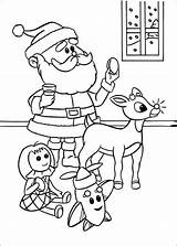 Rudolph Coloring Choose Board Pages Roten Nase Mit Der sketch template