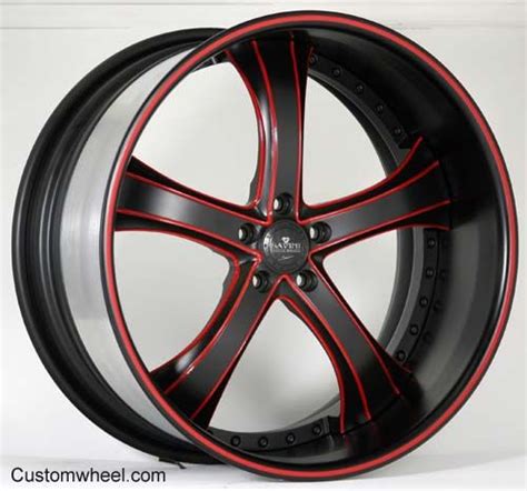 custom red  black rims sv black red custom wheels  performance tires