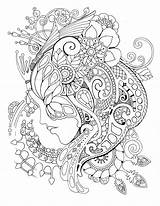 Coloring Pages Printable Adults Stress Adult Intricate Relief Hard Creative Book Pdf Designs Sheets Maze Coloriage Kids Magic Books Print sketch template