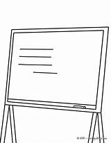 Pizarra Negro Tafel Blackboard Colorier Hellokids Eine Escolar Slate Ecole Farben sketch template