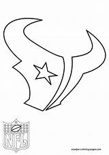 Texans Coloring Logo Pages Houston Nfl Football Drawing Stencils Stencil Printable Astros Team Template Clipart Dallas Cowboys Print Maatjes Templates sketch template