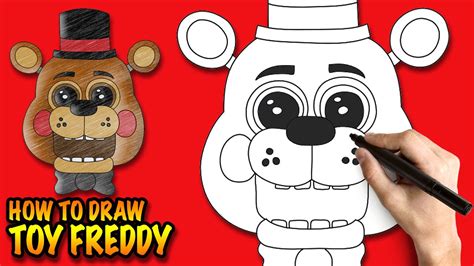 How To Draw Toy Freddy Fnaf Easy Step By Step Drawing