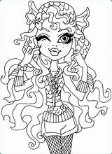 Coloring Monster High Pages Noir Catty Lagoona Blue Getcolorings Printable Print sketch template