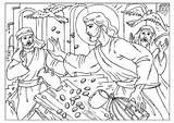Templo Malvorlage Tempio Cleansing Ausmalbild Kleurplaten Cleanses Testament Bijbelse Jezus Abendmahl Nieuwe Zondag Boos sketch template