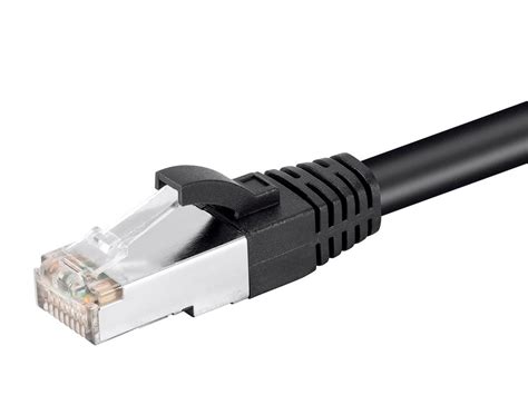 monoprice cat ft black poe patch cable  poe ieee  shielded uftp awg