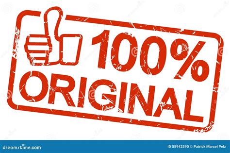 red stamp  original stock vector image  mark button