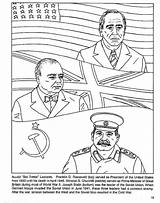 Stalin Roosevelt Edupics sketch template