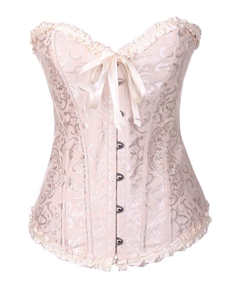 Fashion Sexy Lace Corselet Up Overbust Sexy Corset Top Bustier Wedding