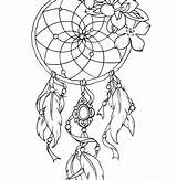 Tattoo Dreamcatcher Coloring Designs Drawing Pages Women Heart Luxury Getcolorings Tattoos Getdrawings Paintingvalley sketch template