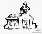 Igreja Igrejas Lugares Ensino Espaços sketch template