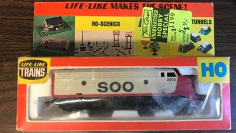 Vintage Powered Life Like Trains Ho Scale Soo Line F 7 Diesel