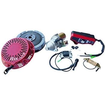 amazoncom everest gx gx compatible  honda electric starter motor kit flywheel coil