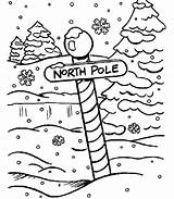 Pole Coloring North Pages Getcolorings Getdrawings sketch template