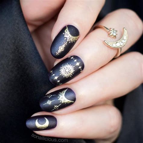 36 gel nails designs for your complete look gel nail designs nail designs black nails