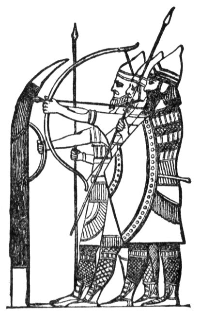 assyrian soldiers clipart etc
