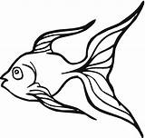 Goldfish Coloring Pages Printable Print Kids Gif sketch template