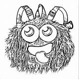 Monsters Moshi Wecoloringpage sketch template