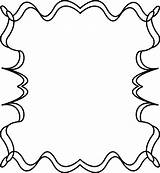 Squiggly Zig Zag Visit sketch template