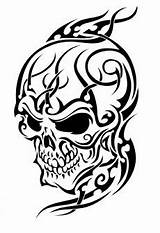 Tribal Skull Tattoos Designs Tattoo Skulls Cool Cliparts Clipart Clip Unlimited Motorcycle Skelet Kleurplaat Temporary Body Clipartbest Library Tiger Info sketch template