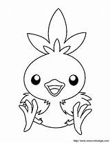 Pokemon Coloring Pages Baby Torchic Fire Bird Type Hellokids Typhlosion Printable Color Kleurplaten Sheets Coloriage Colouring Print Characters Van Getcolorings sketch template
