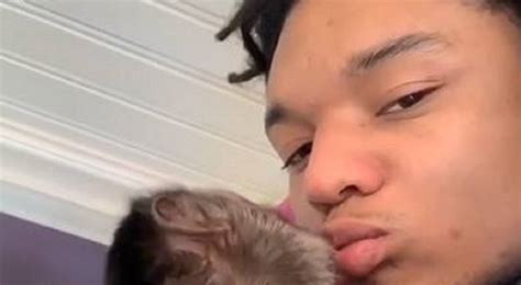 swae lee kisses  pet monkey   mouth  social media reacts  disgust video