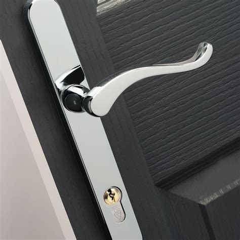 doors door hardware chrome upvc  composite door handle  fab  fix diy materials home
