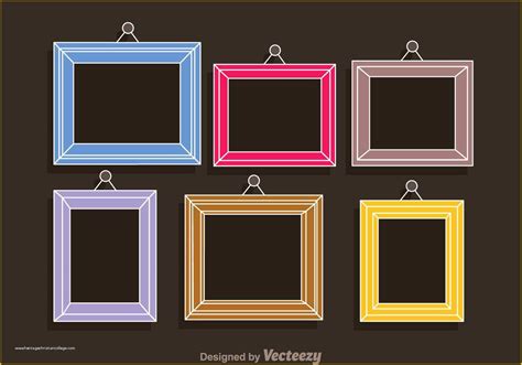 photo frame templates   colorful frames collage template