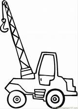 Crane Coloring Pages Truck Wrecking Ball Little Color Colouring Construction Kids Printable Drawing Template Cranes Transport Clipart Japanese Coloringpages101 Getdrawings sketch template