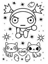 Pucca Coloriage sketch template